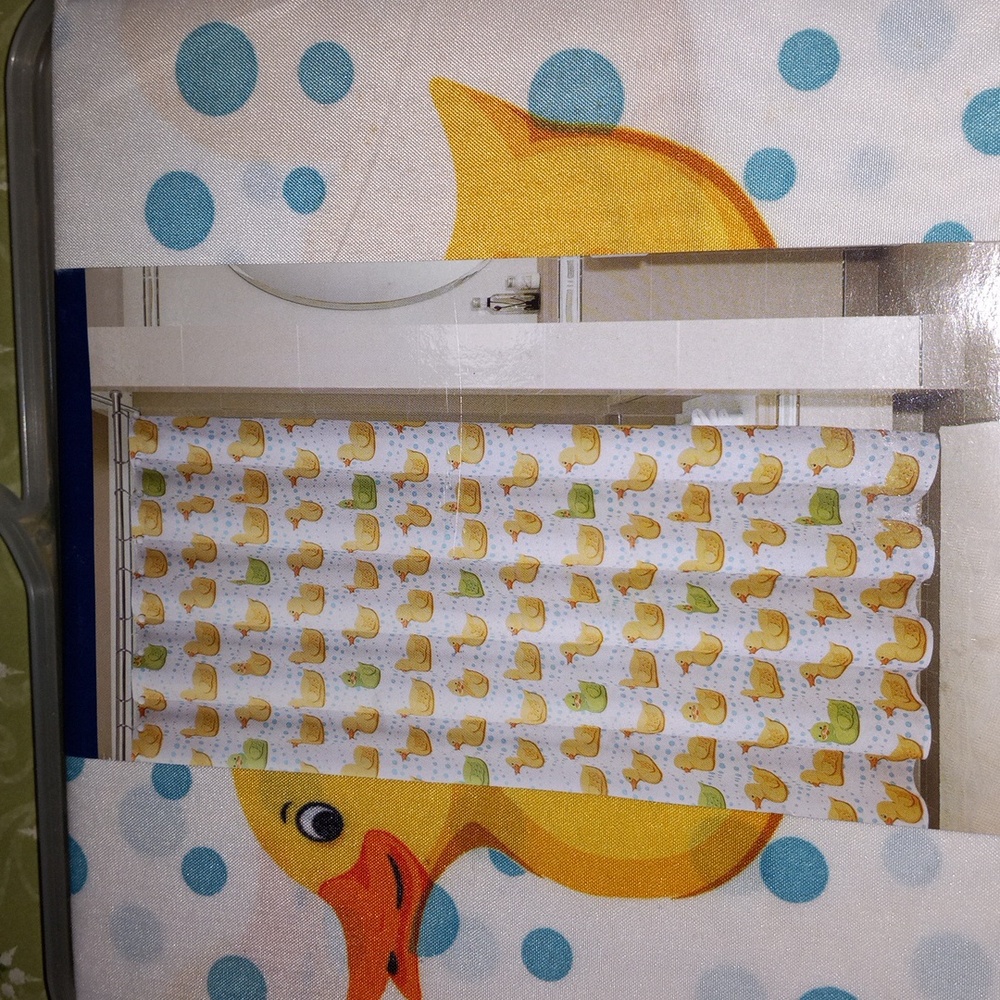 FUN!! Ducky Shower Curtain - Picture 3 of 6